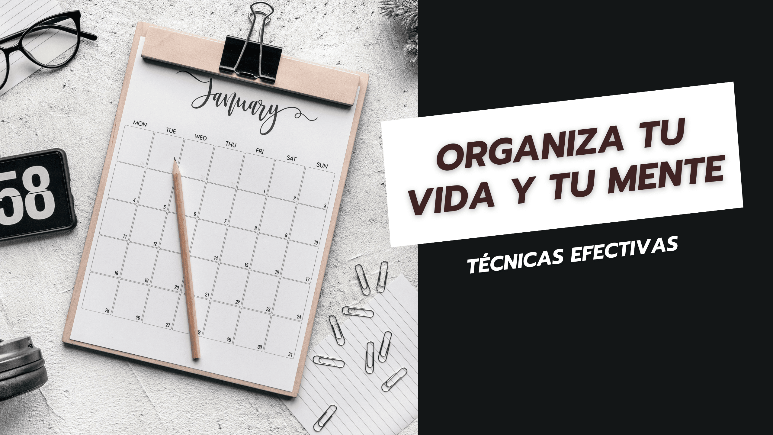 Organiza tu Vida y tu Mente Técnicas Efectivas