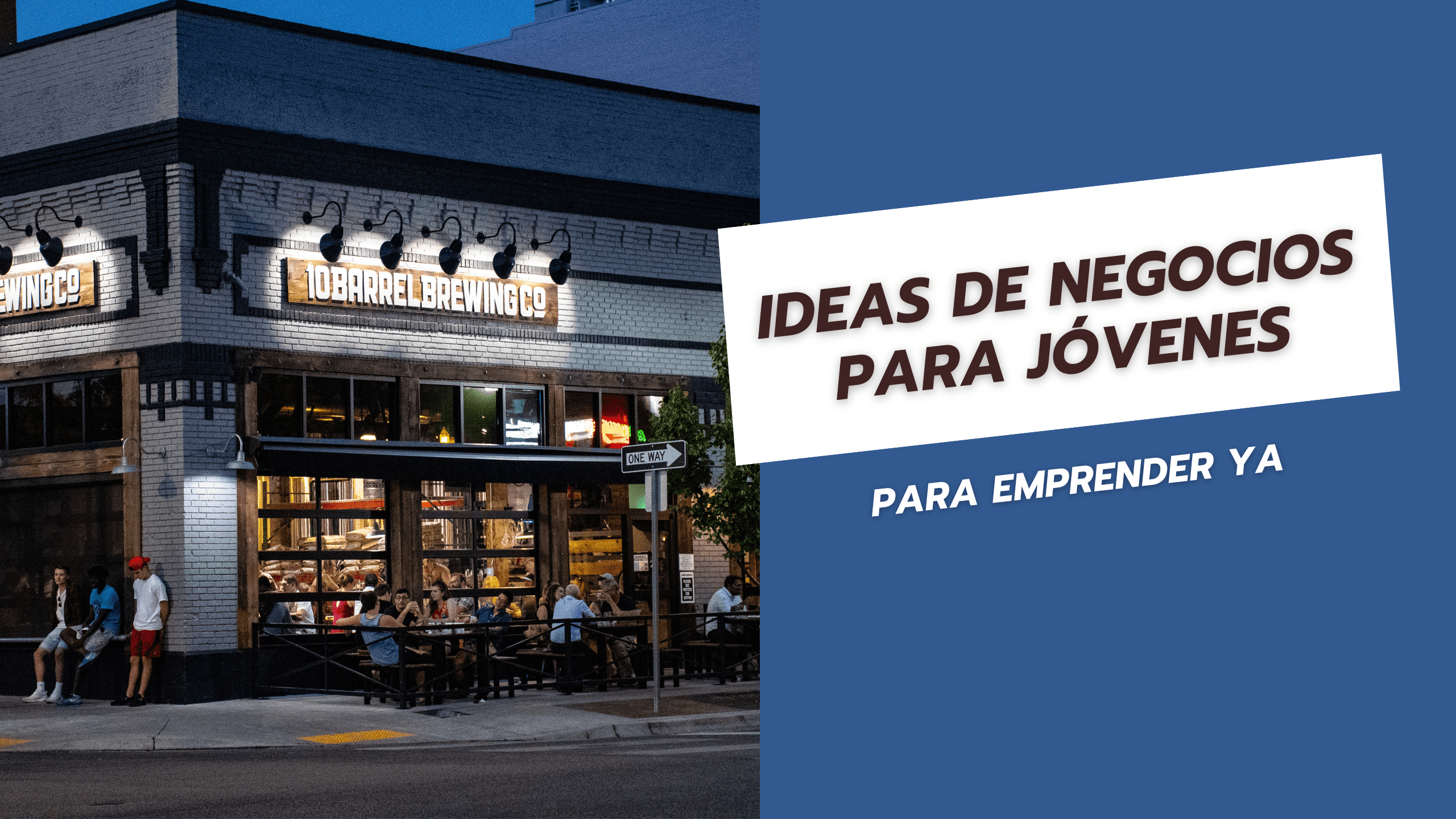 Ideas de negocios para jóvenes para emprender ya